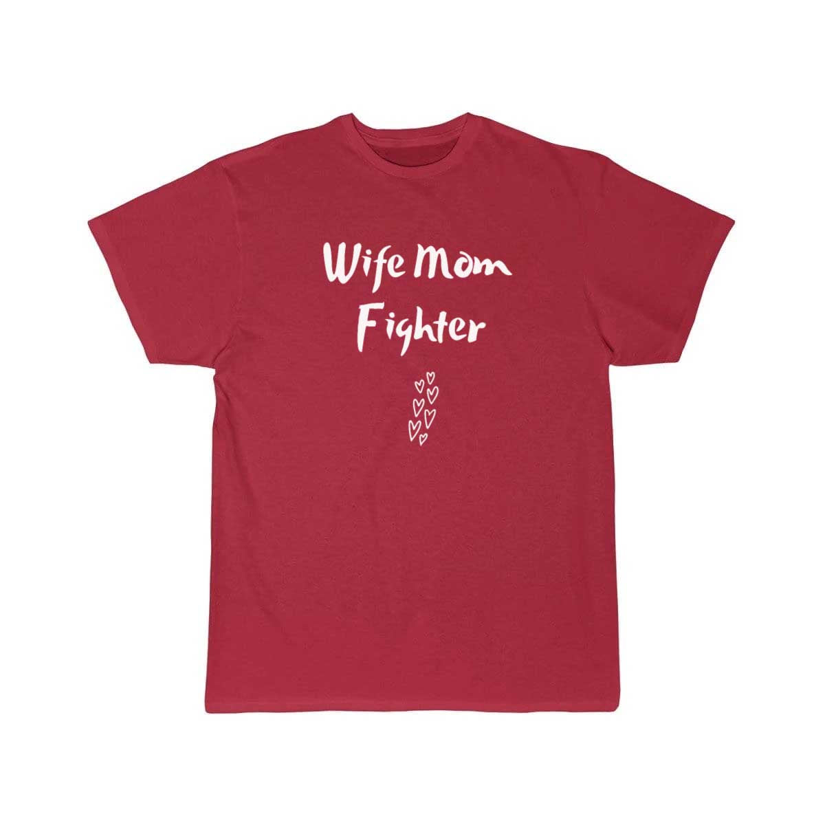 Wife Mom Fighter T Shirt THE AV8R