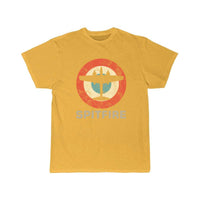 Thumbnail for Spitfire Retro Vintage Jet Fighter Shooting Plane T Shirt THE AV8R