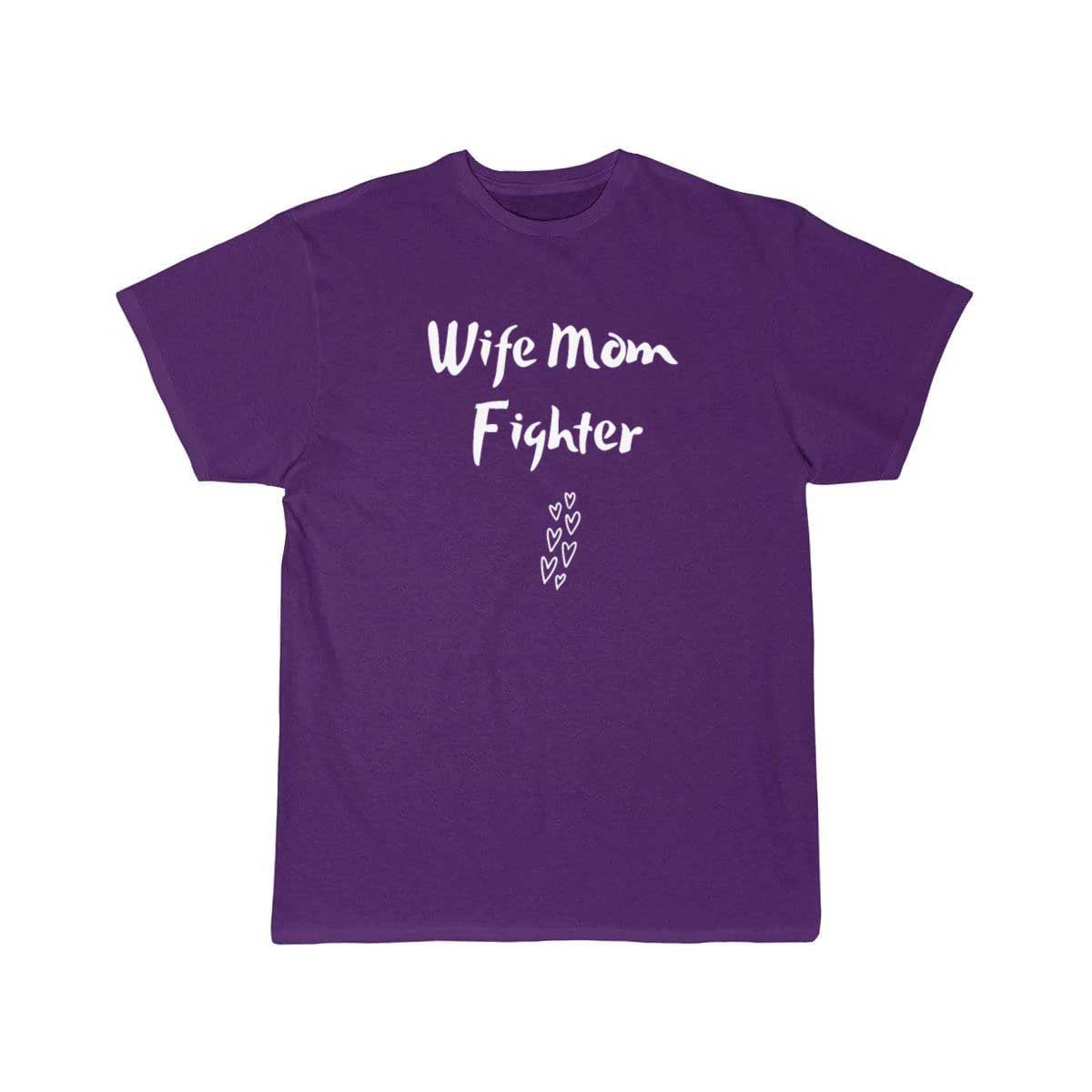 Wife Mom Fighter T Shirt THE AV8R