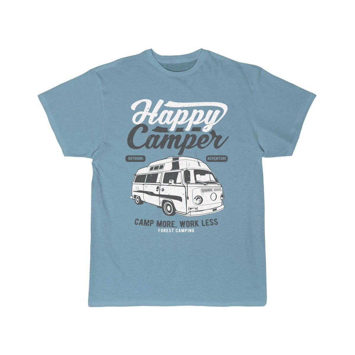 Happy Camper Camp More Work Less Forest T-SHIRT THE AV8R