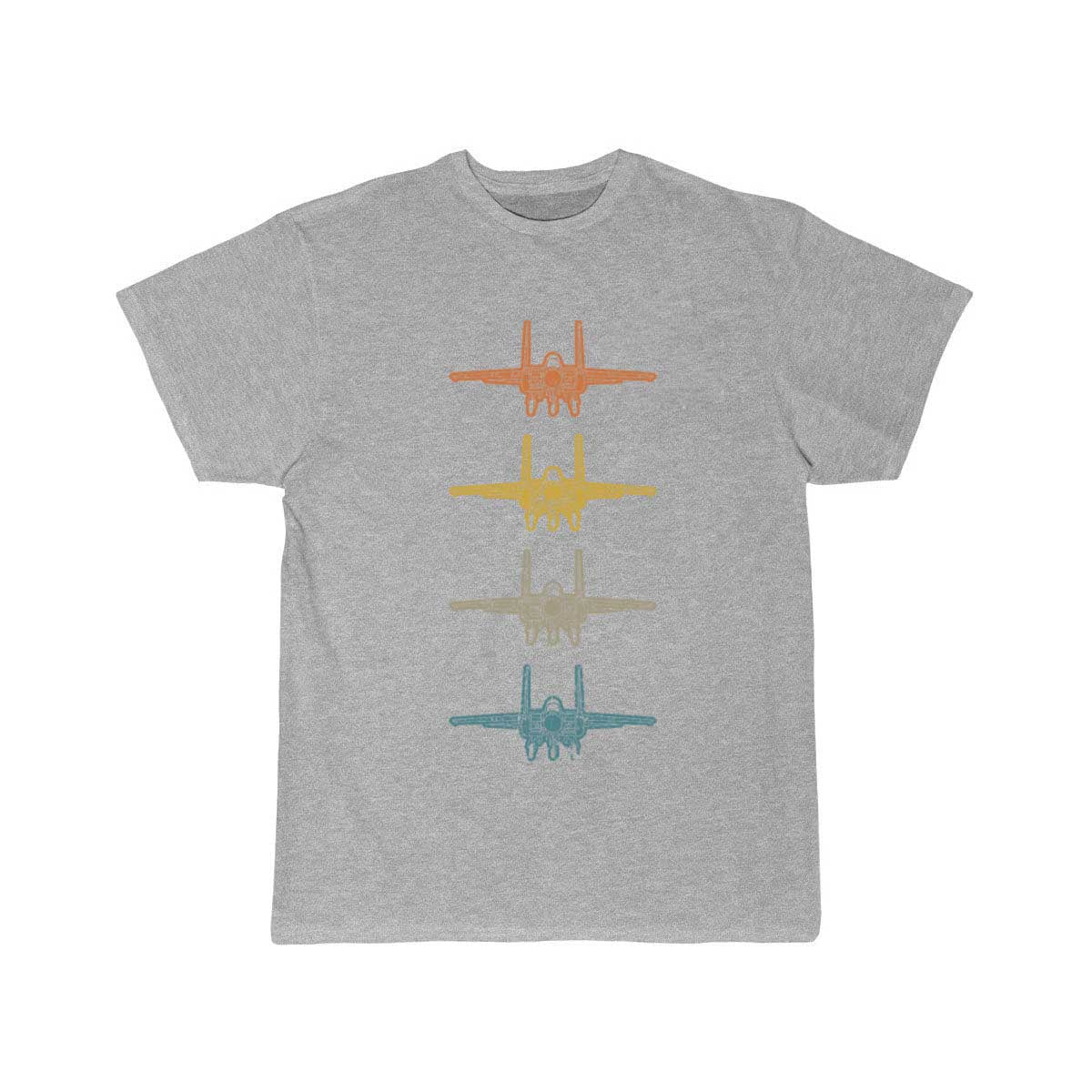 Retro F-15 Eagle Fighter Jet Vintage F15 Airplane T Shirt THE AV8R