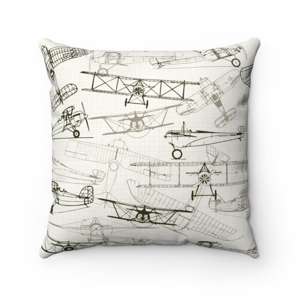 AIRPLANES PILLOW Printify