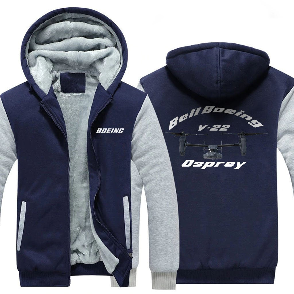 BELL B V-22 DSPREY DESIGNED ZIPPER SWEATER THE AV8R