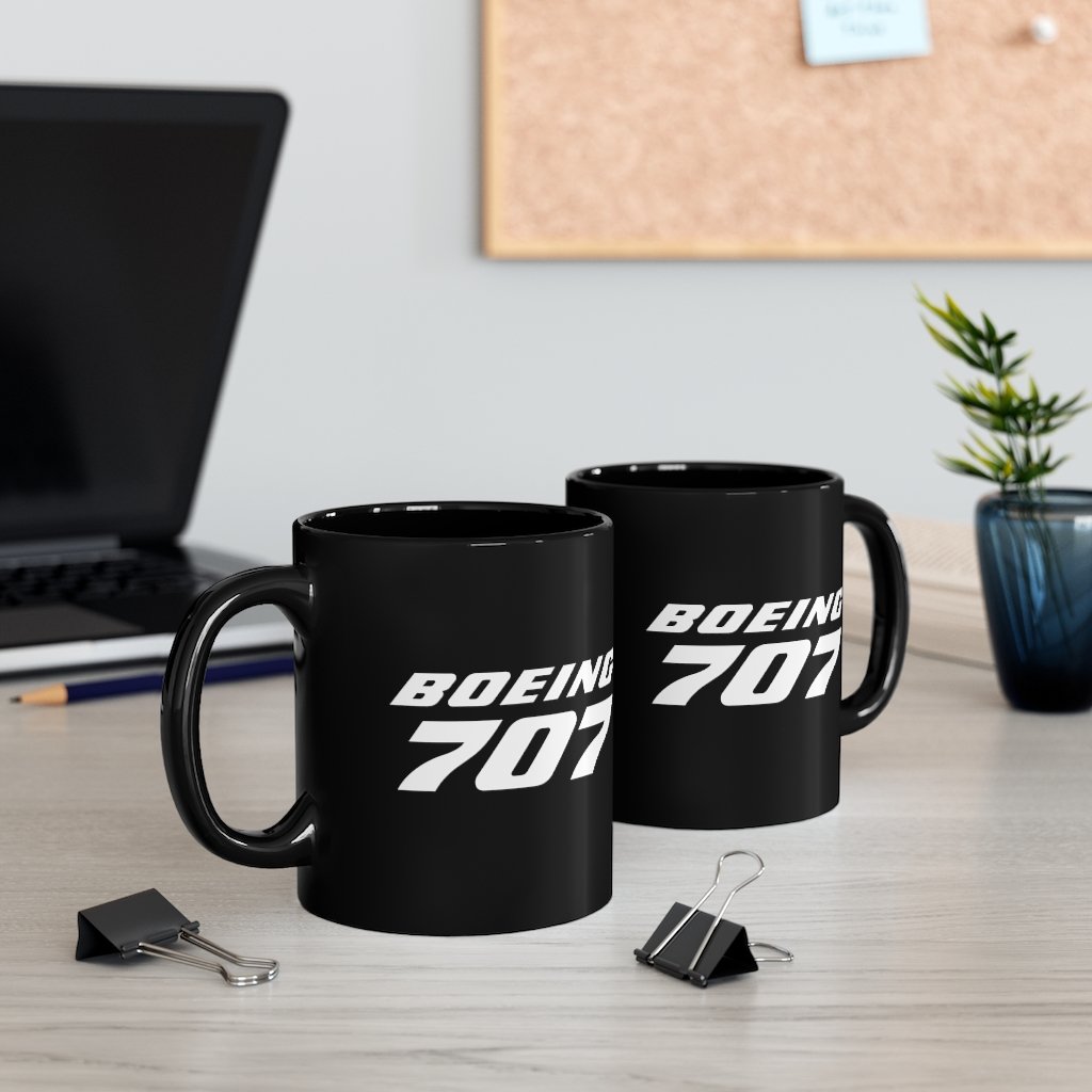 BOEING 707  DESIGNED MUG Printify