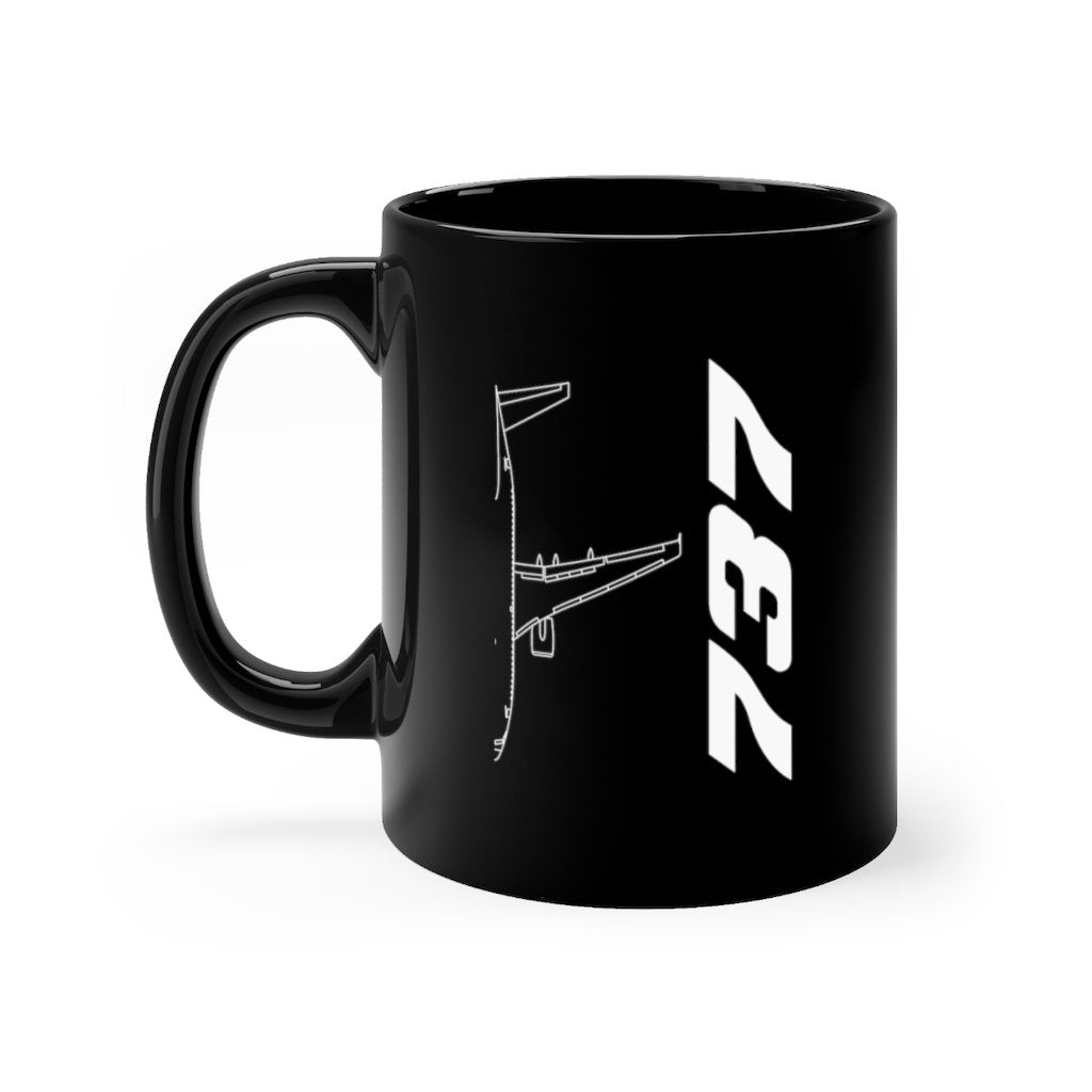 BOEING 737  DESIGNED MUG Printify