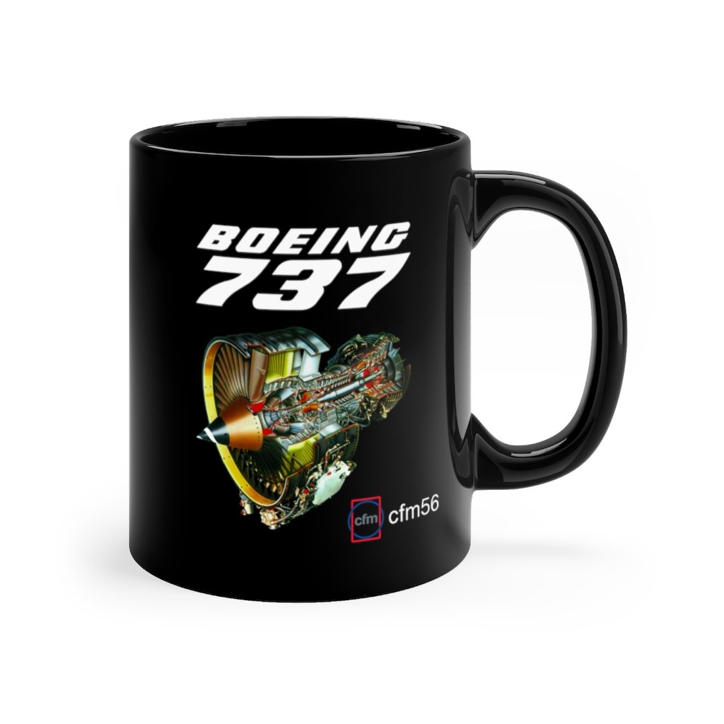 BOEING 737  DESIGNED MUG Printify