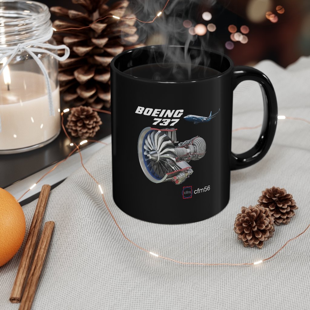 BOEING 737  DESIGNED MUG Printify