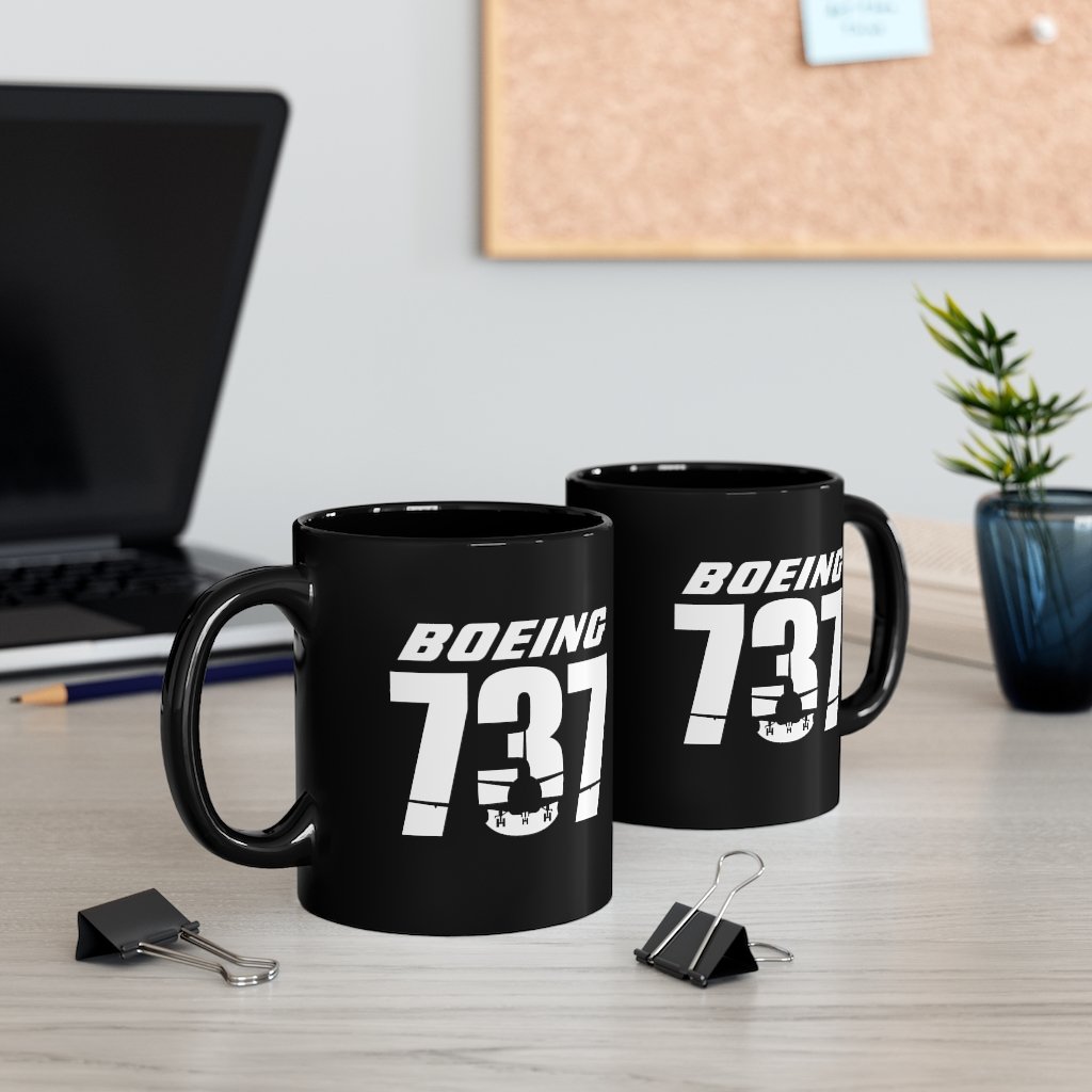 BOEING 737  DESIGNED MUG Printify