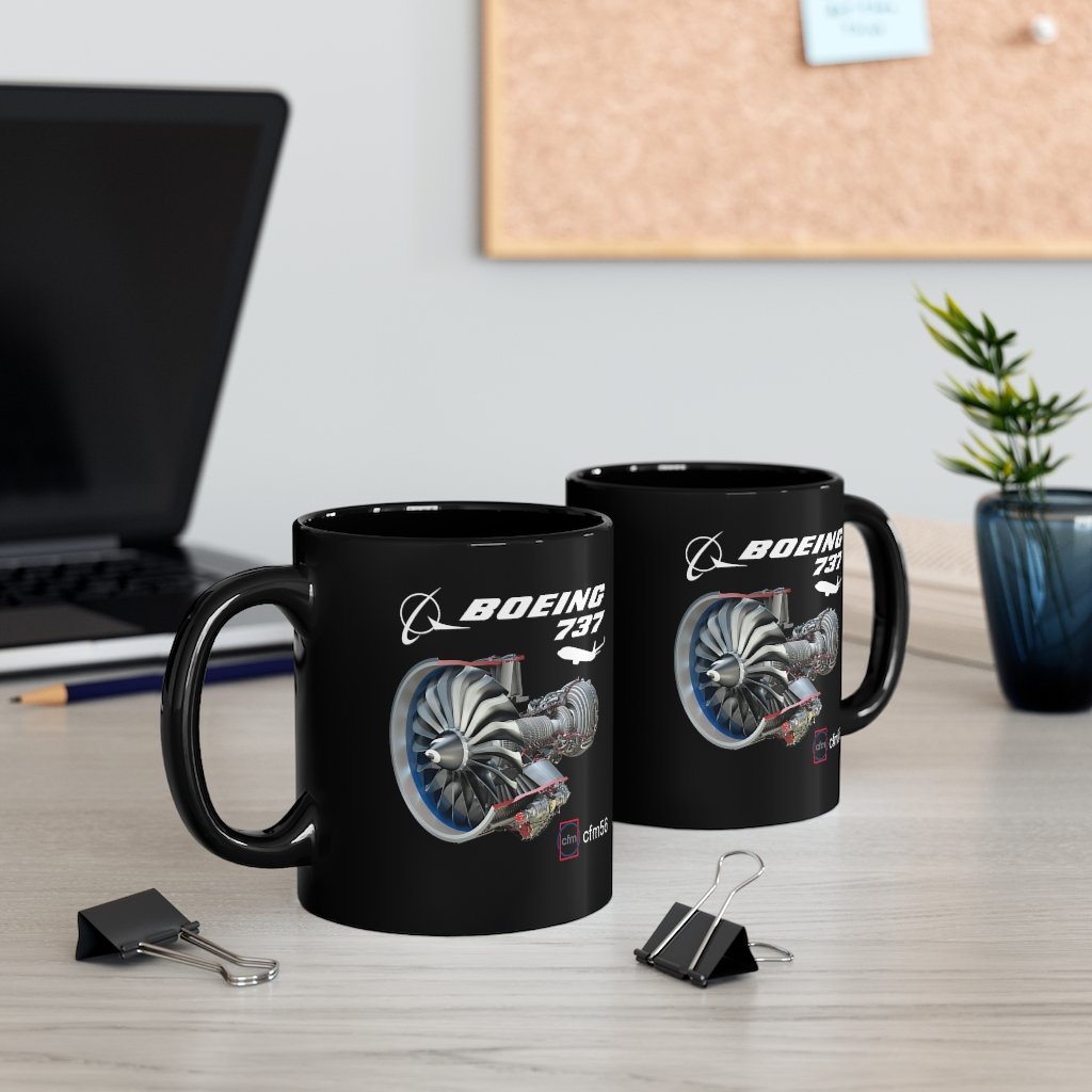 BOEING 737  DESIGNED MUG Printify