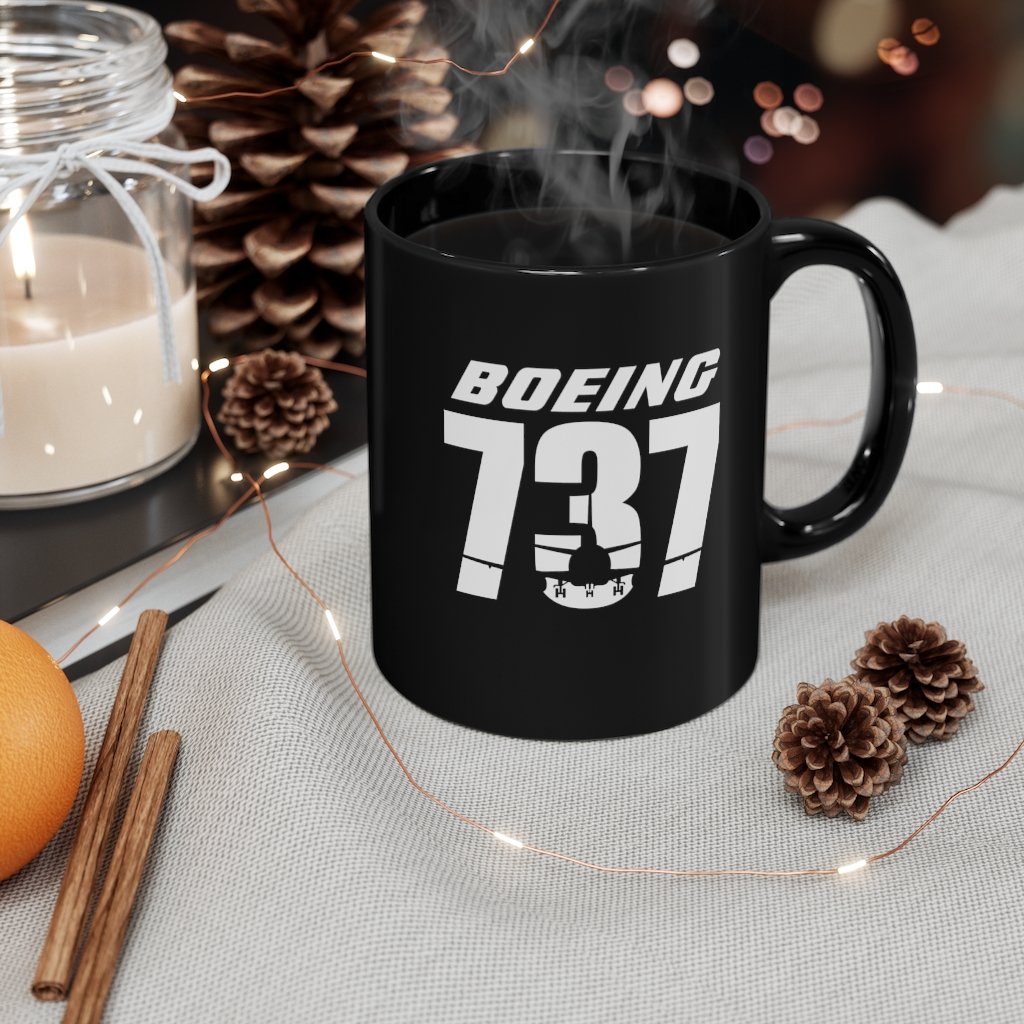 BOEING 737  DESIGNED MUG Printify