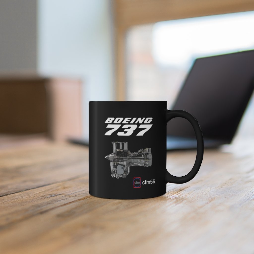 BOEING 737  DESIGNED MUG Printify