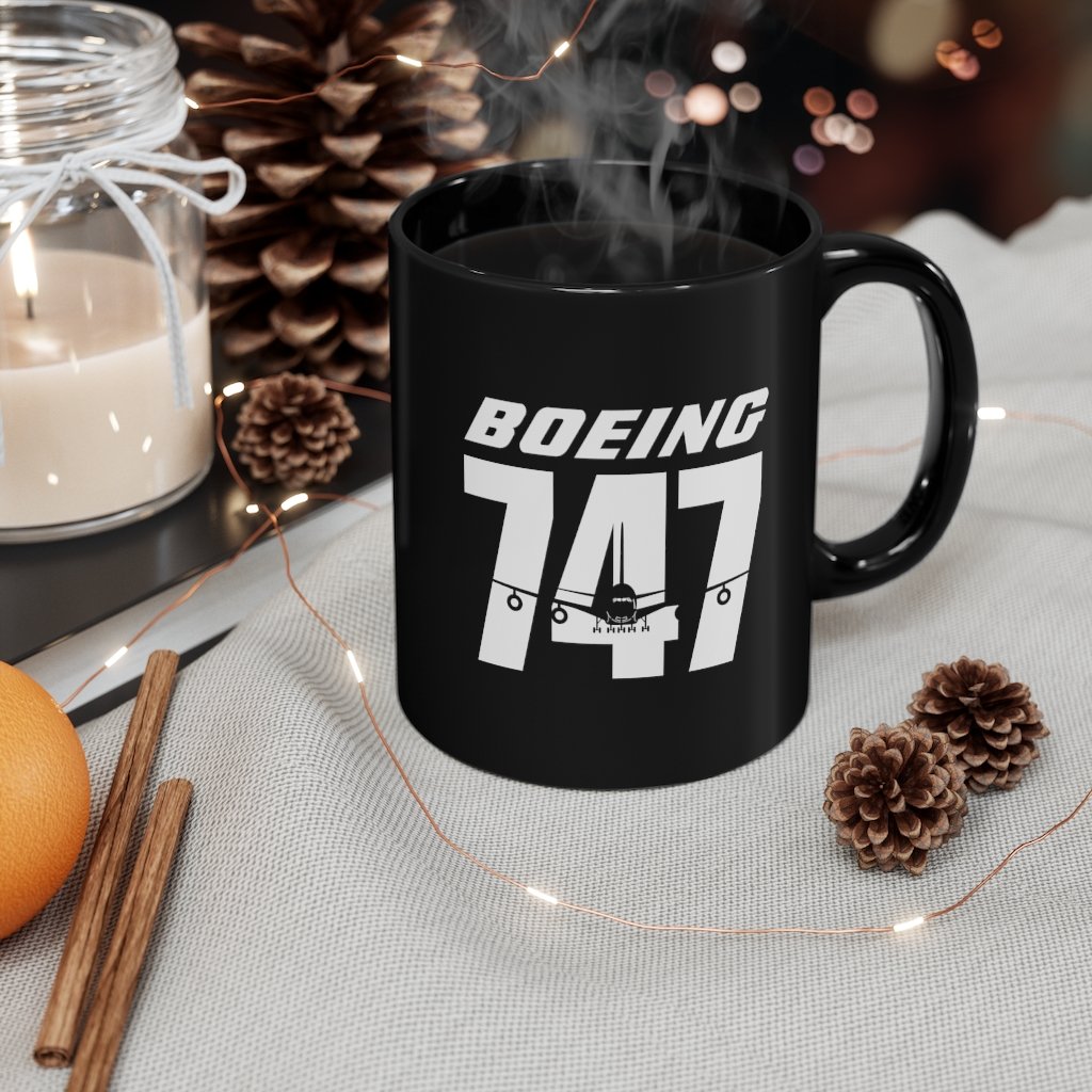 BOEING 747  DESIGNED MUG Printify