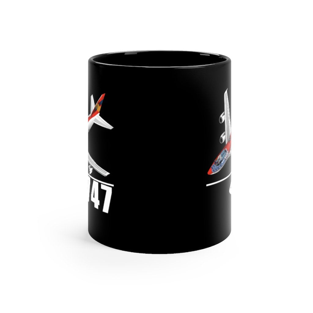 BOEING 747  DESIGNED MUG Printify