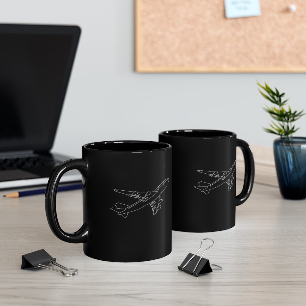 BOEING 747  DESIGNED MUG Printify