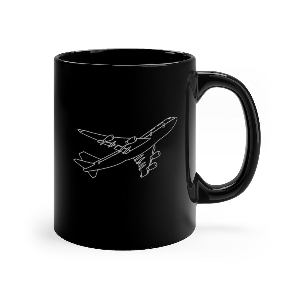 BOEING 747  DESIGNED MUG Printify