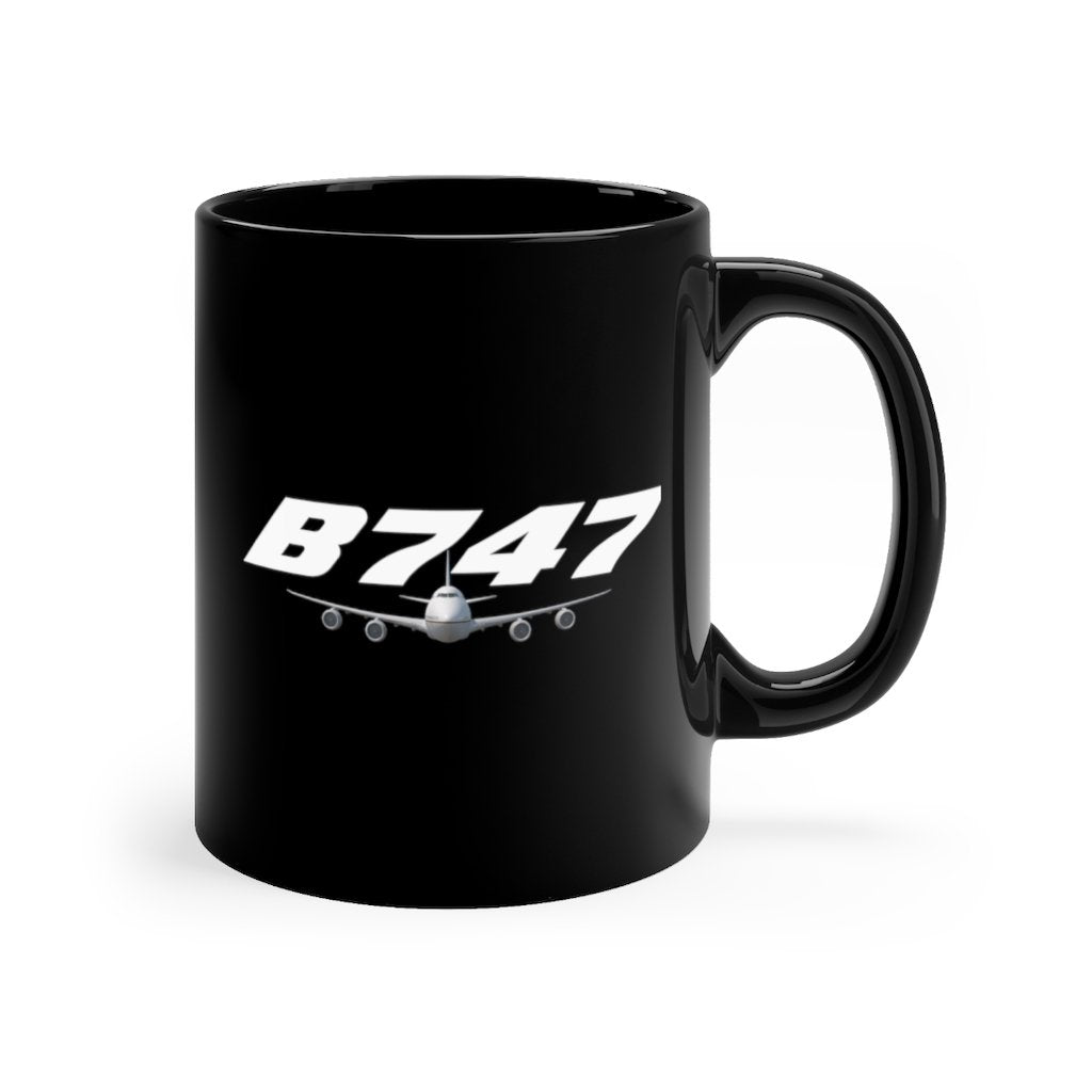 BOEING 747  DESIGNED MUG Printify