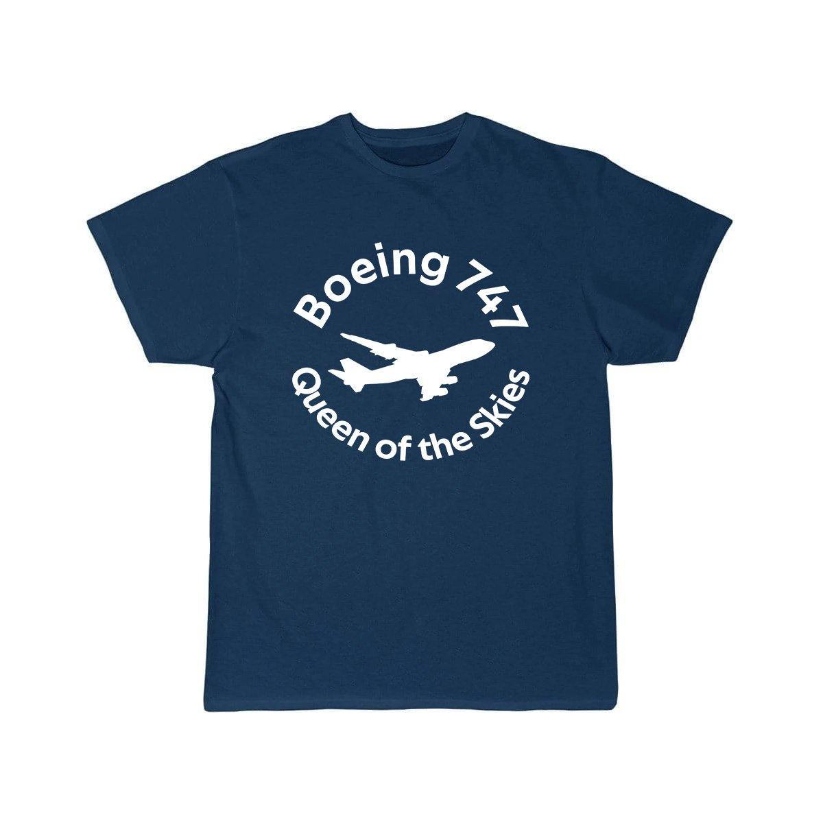 BOEING 747 QUEEN OF THE SKIES T SHIRT THE AV8R