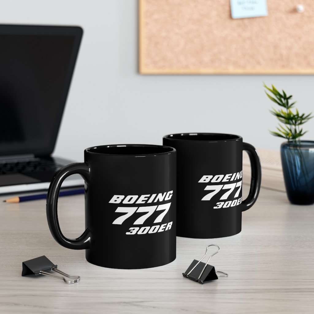 BOEING 777  DESIGNED MUG Printify