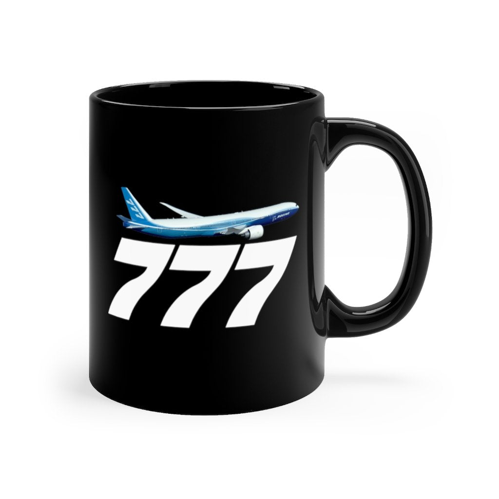 BOEING 777  DESIGNED MUG Printify