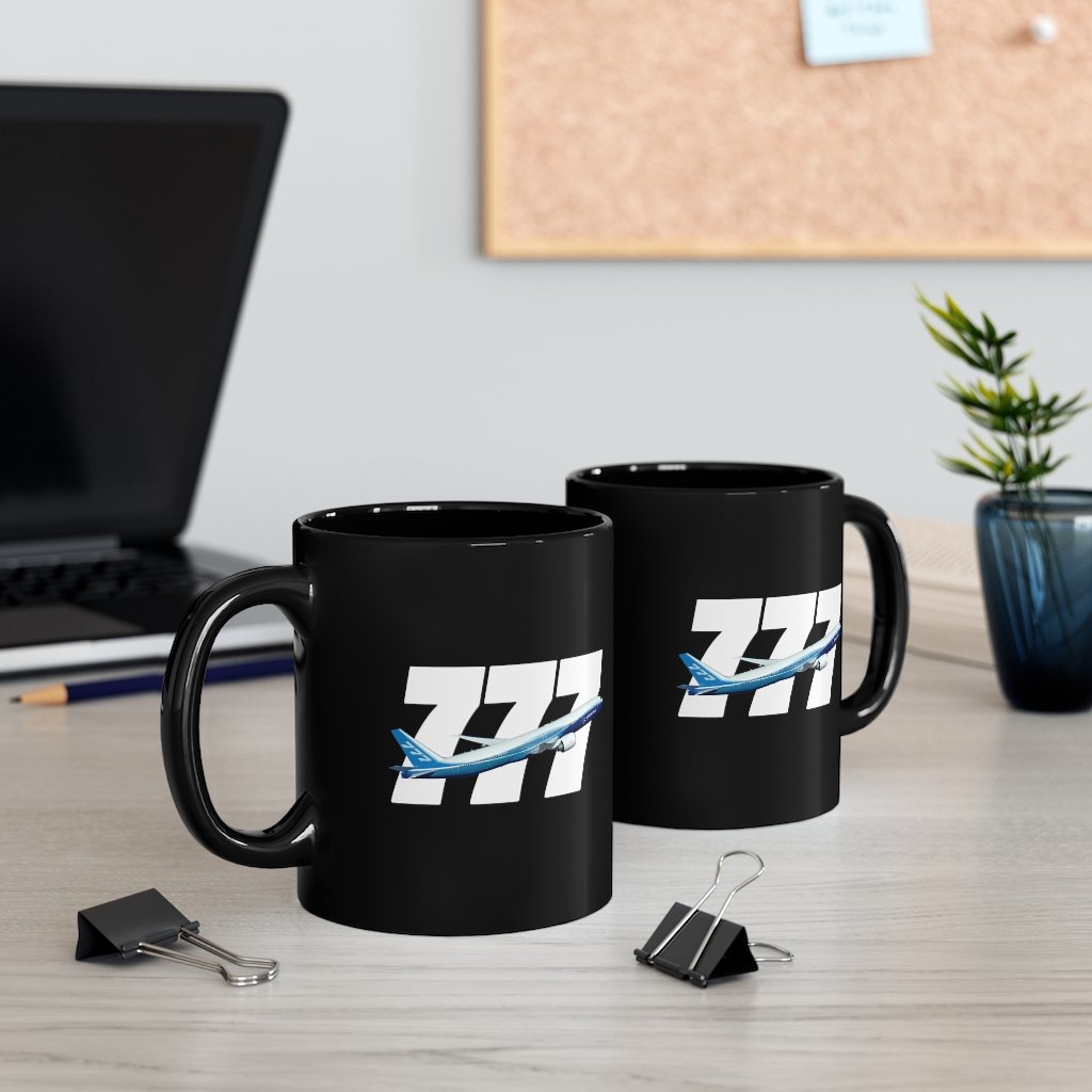 BOEING 777  DESIGNED MUG Printify