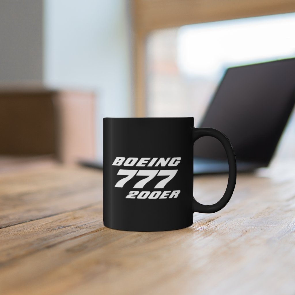 BOEING 777  DESIGNED MUG Printify