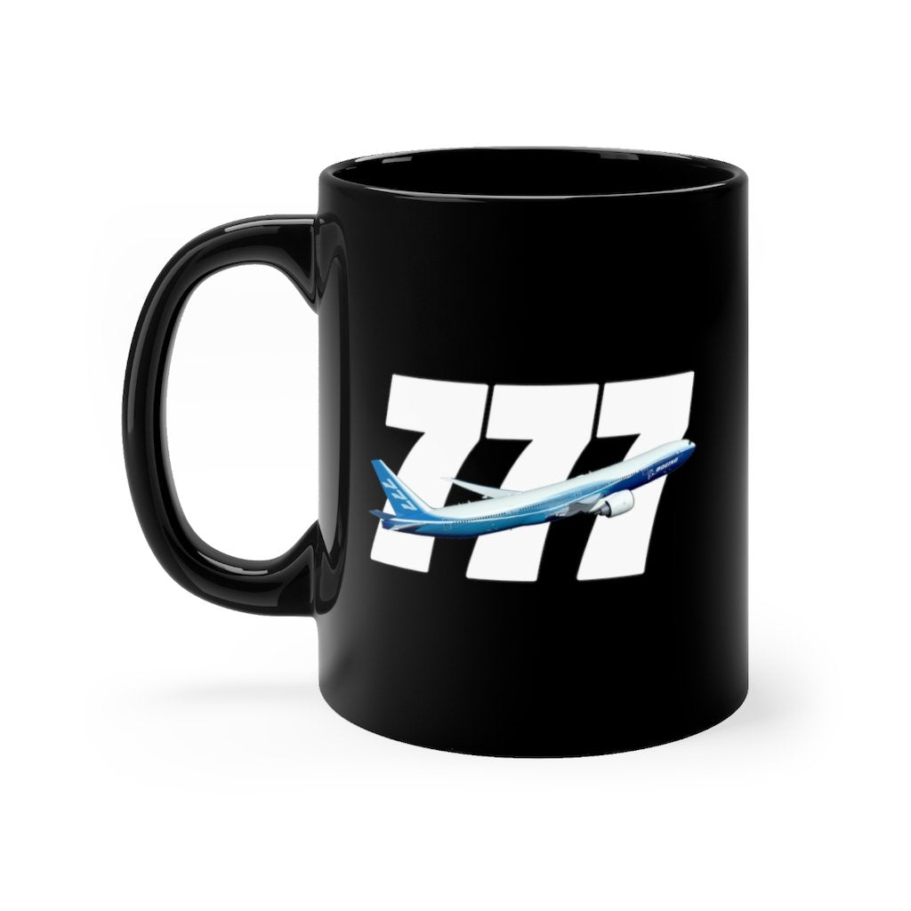 BOEING 777  DESIGNED MUG Printify