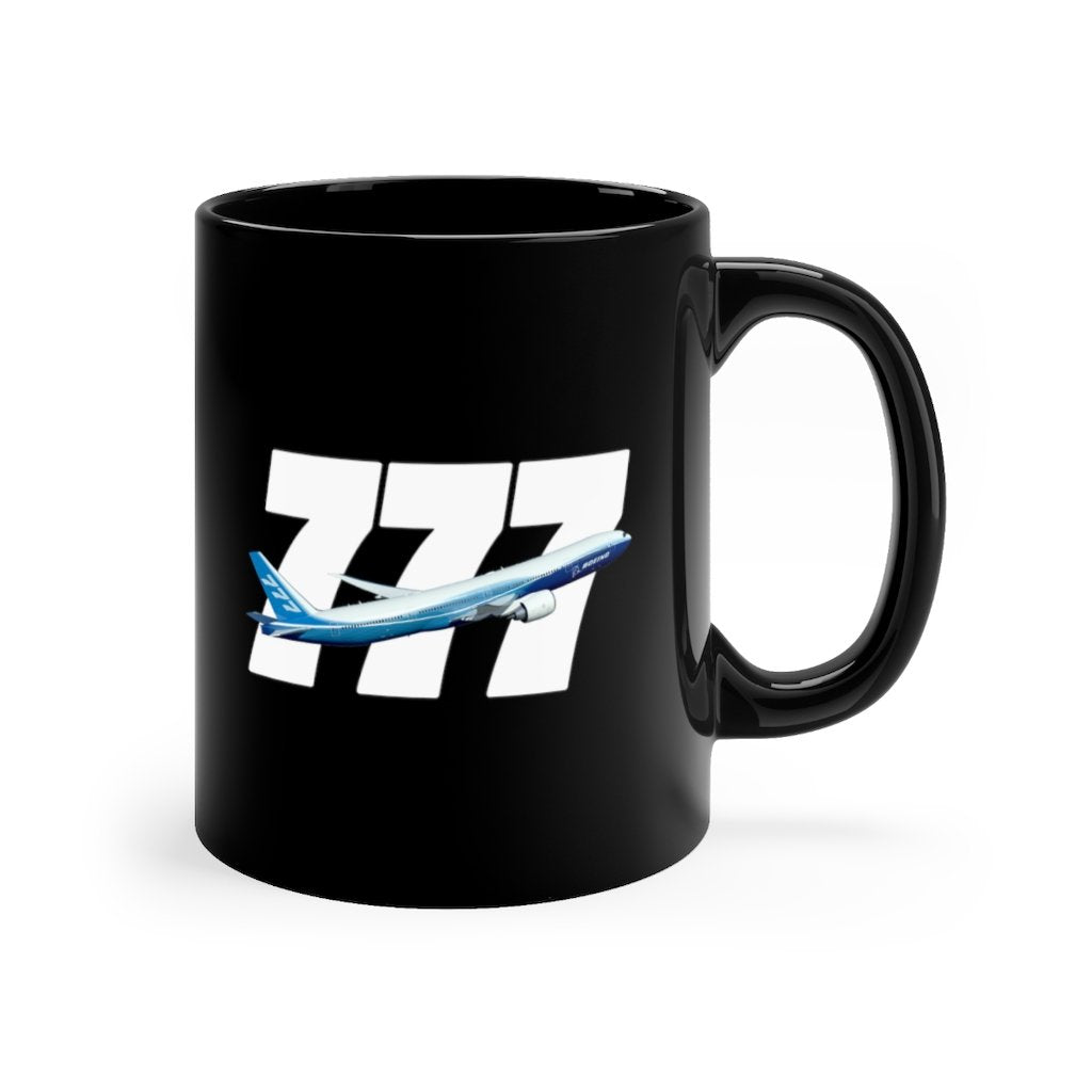 BOEING 777  DESIGNED MUG Printify