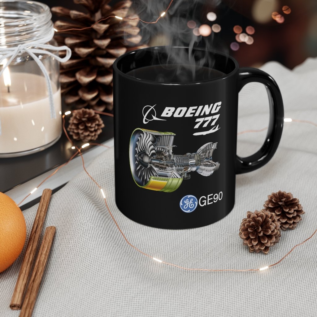 BOEING 777  DESIGNED MUG Printify