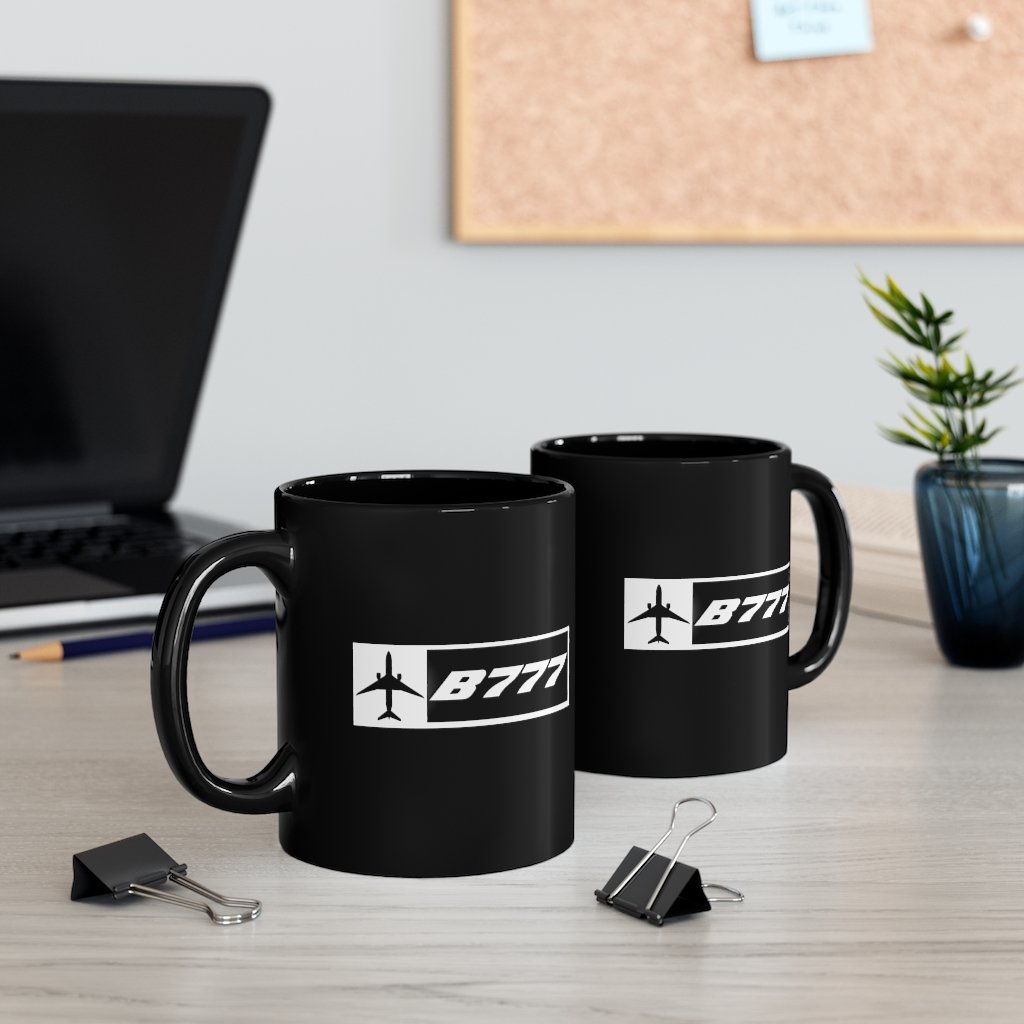 BOEING 777  DESIGNED MUG Printify