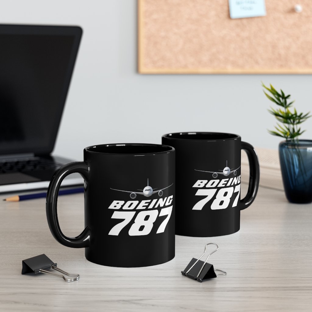 BOEING 787  DESIGNED MUG Printify