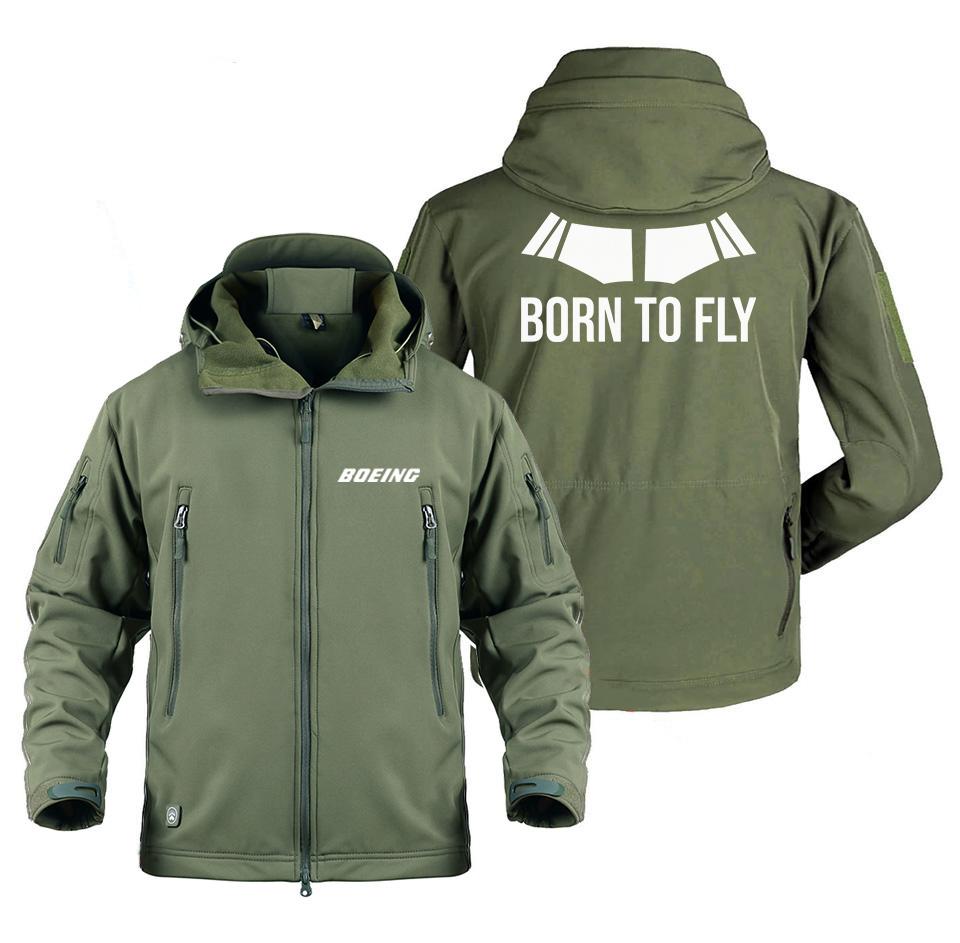 BORN TO FLY DESIGNED MILITARY FLEECE THE AV8R