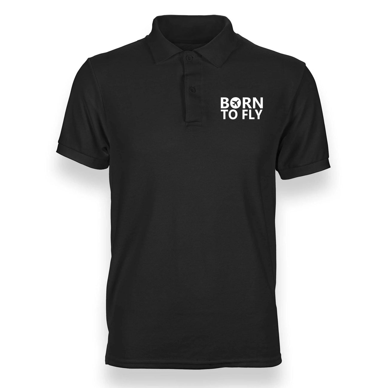 BORN TO FLY POLO SHIRT THE AV8R