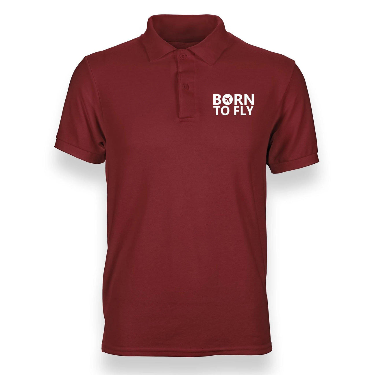 BORN TO FLY POLO SHIRT THE AV8R