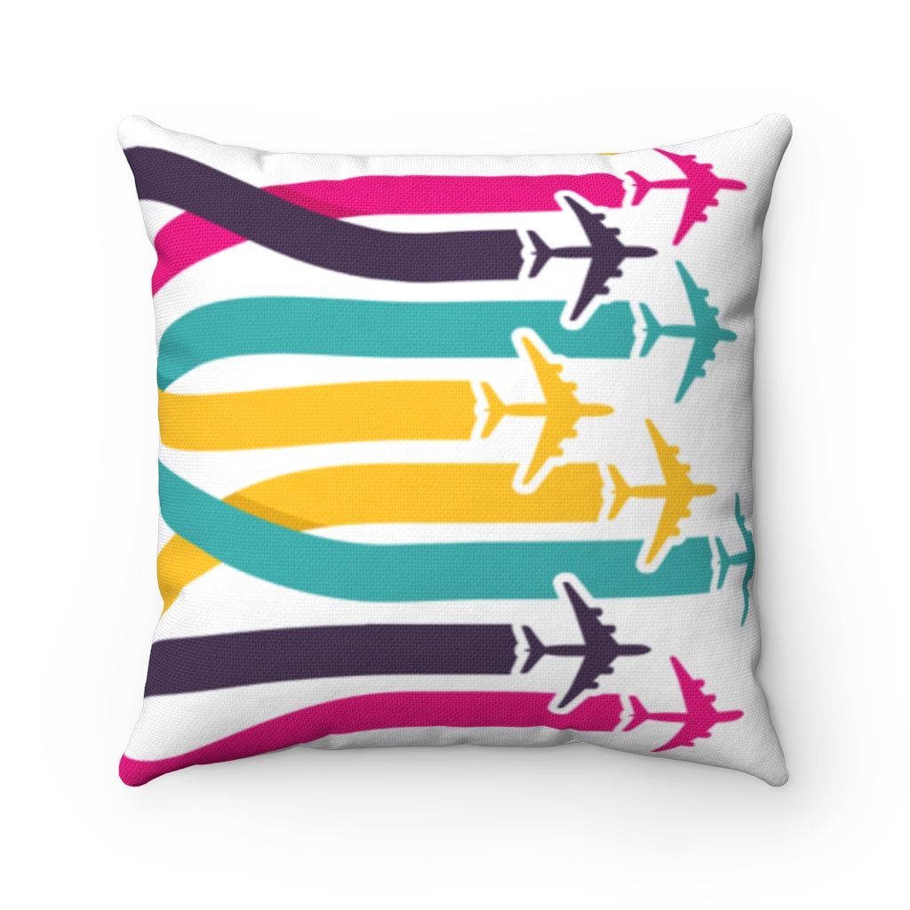 AIRCRAFT  HEARTBEAT PILLOW Printify