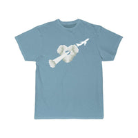 Thumbnail for Sky Flight Heart Airplane Pilot Captain Stewardess T-SHIRT THE AV8R