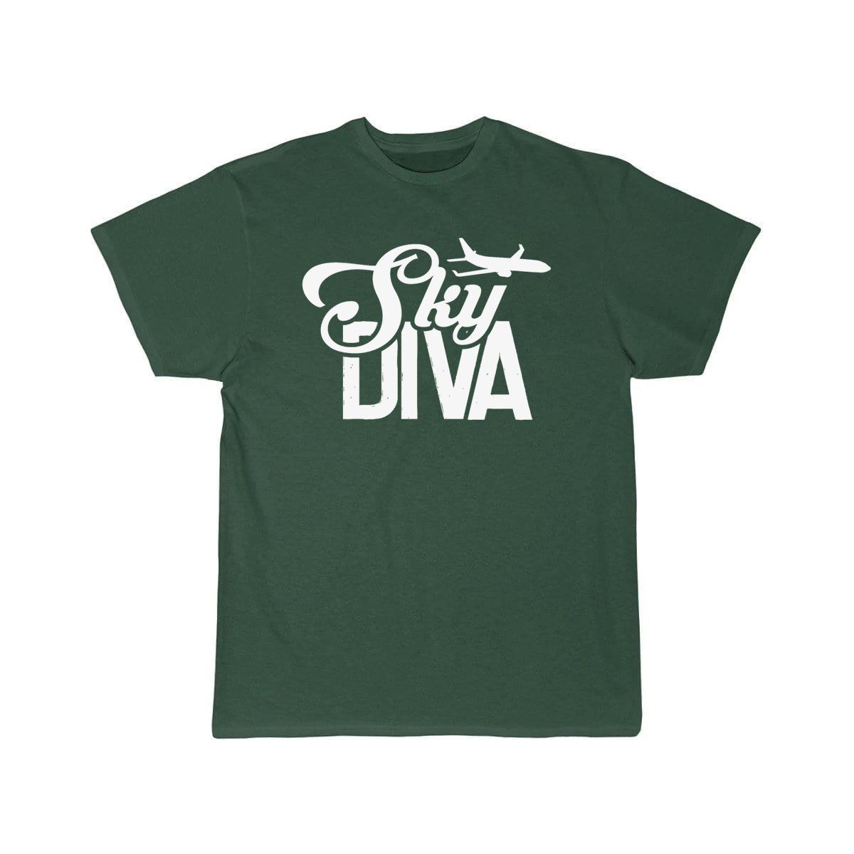 Sky Diva Flight Attendant Job Cabin Crew Aviation T-SHIRT THE AV8R