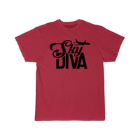 Thumbnail for Sky Diva Flight Attendant Job Cabin Crew Aviation  T-SHIRT THE AV8R