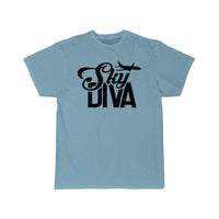 Thumbnail for Sky Diva Flight Attendant Job Cabin Crew Aviation  T-SHIRT THE AV8R