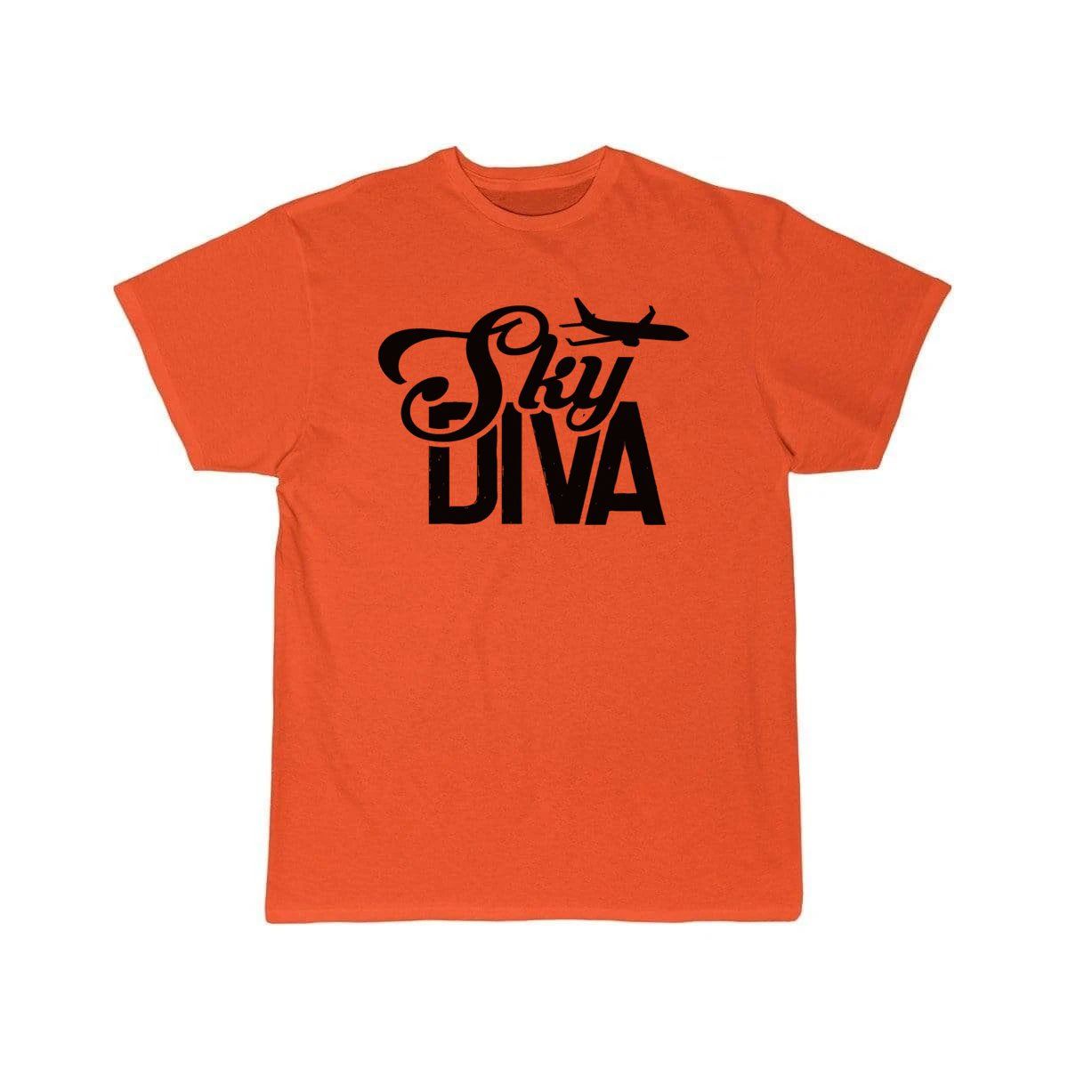 Sky Diva Flight Attendant Job Cabin Crew Aviation  T-SHIRT THE AV8R