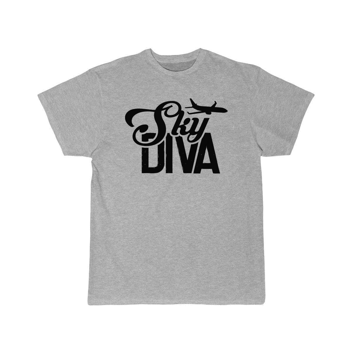 Sky Diva Flight Attendant Job Cabin Crew Aviation  T-SHIRT THE AV8R