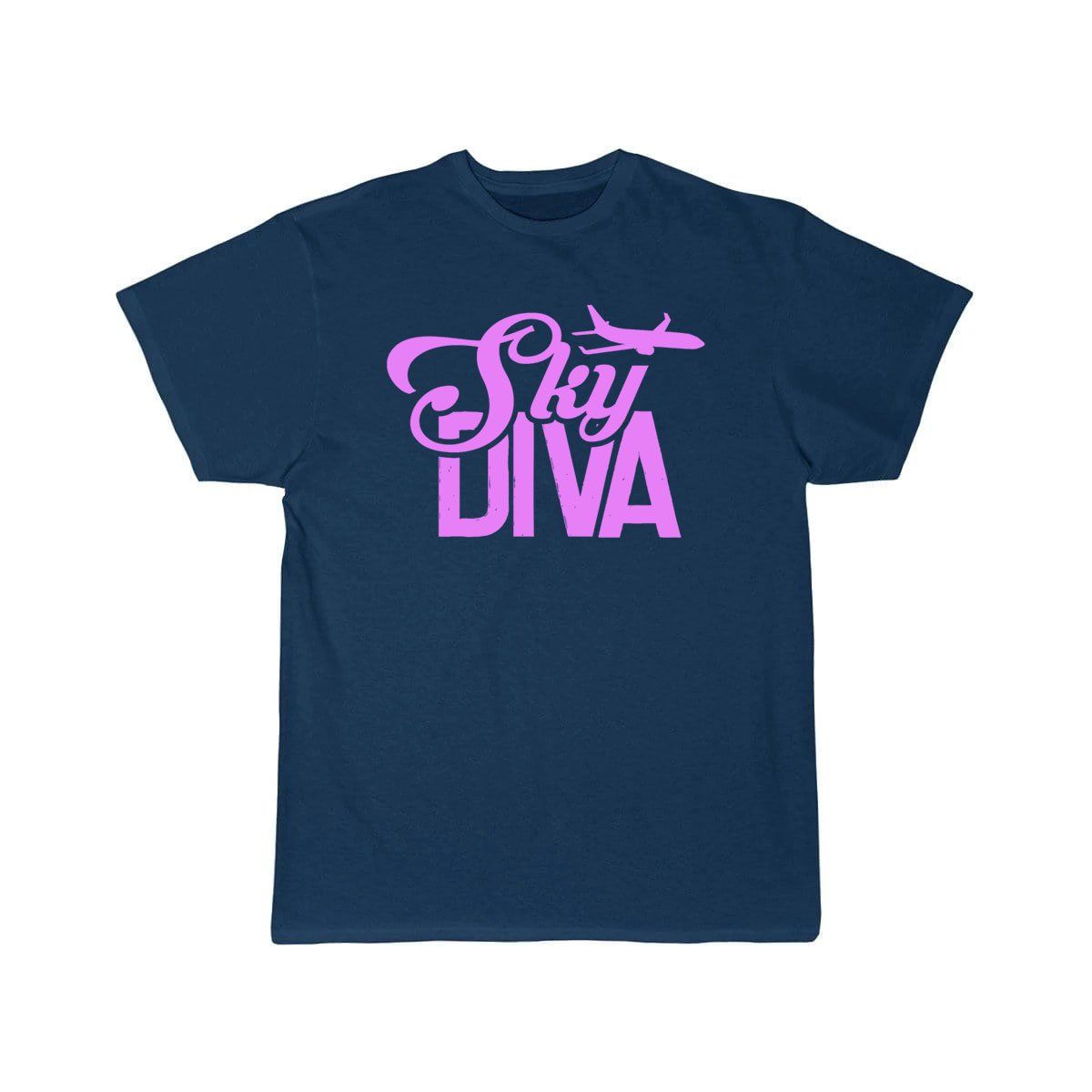 Sky Diva Flight Attendant Job Cabin Crew Aviation  T-SHIRT THE AV8R