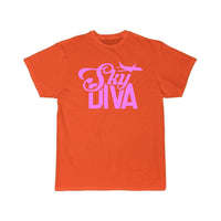 Thumbnail for Sky Diva Flight Attendant Job Cabin Crew Aviation  T-SHIRT THE AV8R