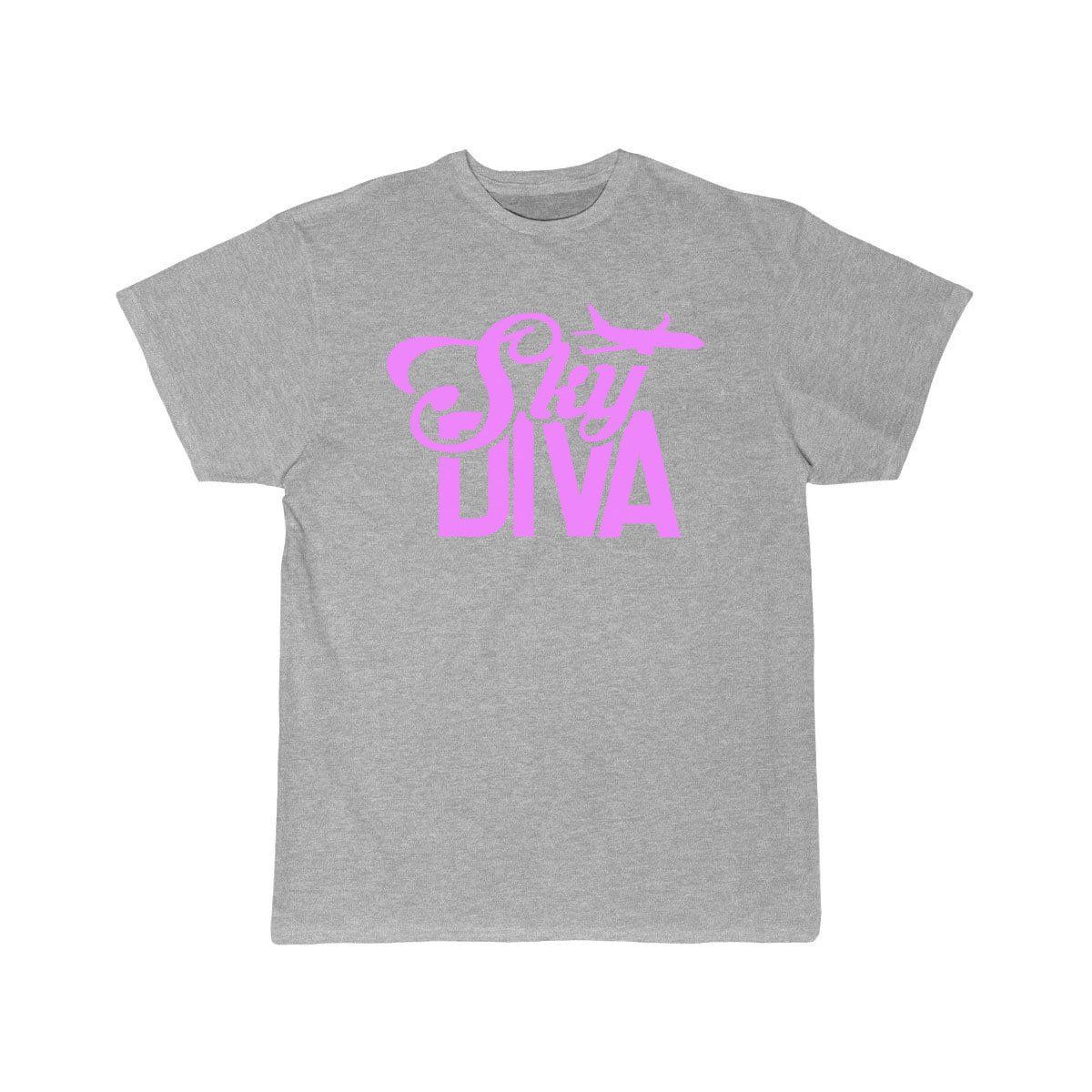 Sky Diva Flight Attendant Job Cabin Crew Aviation  T-SHIRT THE AV8R