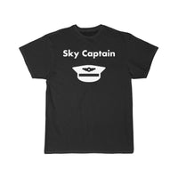 Thumbnail for Sky Captain Airline Pilot Hat Light-Monotone T-SHIRT THE AV8R