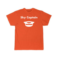 Thumbnail for Sky Captain Airline Pilot Hat Light-Monotone T-SHIRT THE AV8R