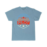 Thumbnail for Worlds Okayest Pilot American Flag Navigation T-SHIRT THE AV8R