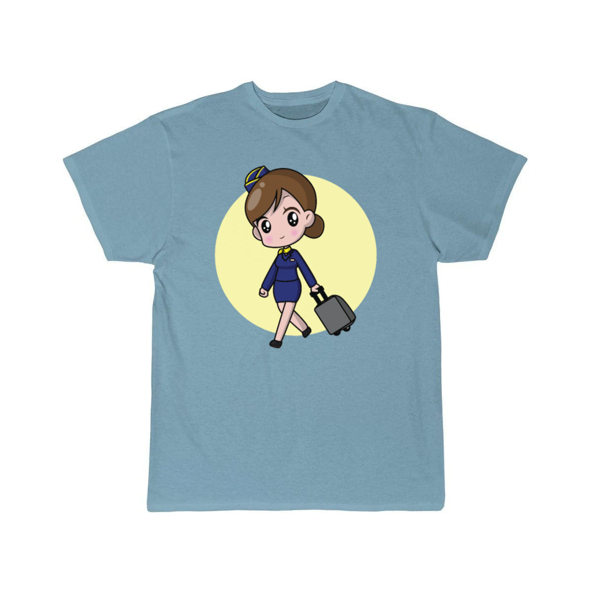 Stewardess Flight Attendant Cartoon Cabin Crew T-SHIRT THE AV8R