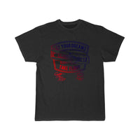 Thumbnail for Take Flight Gradient Graphic Airplane T-SHIRT THE AV8R