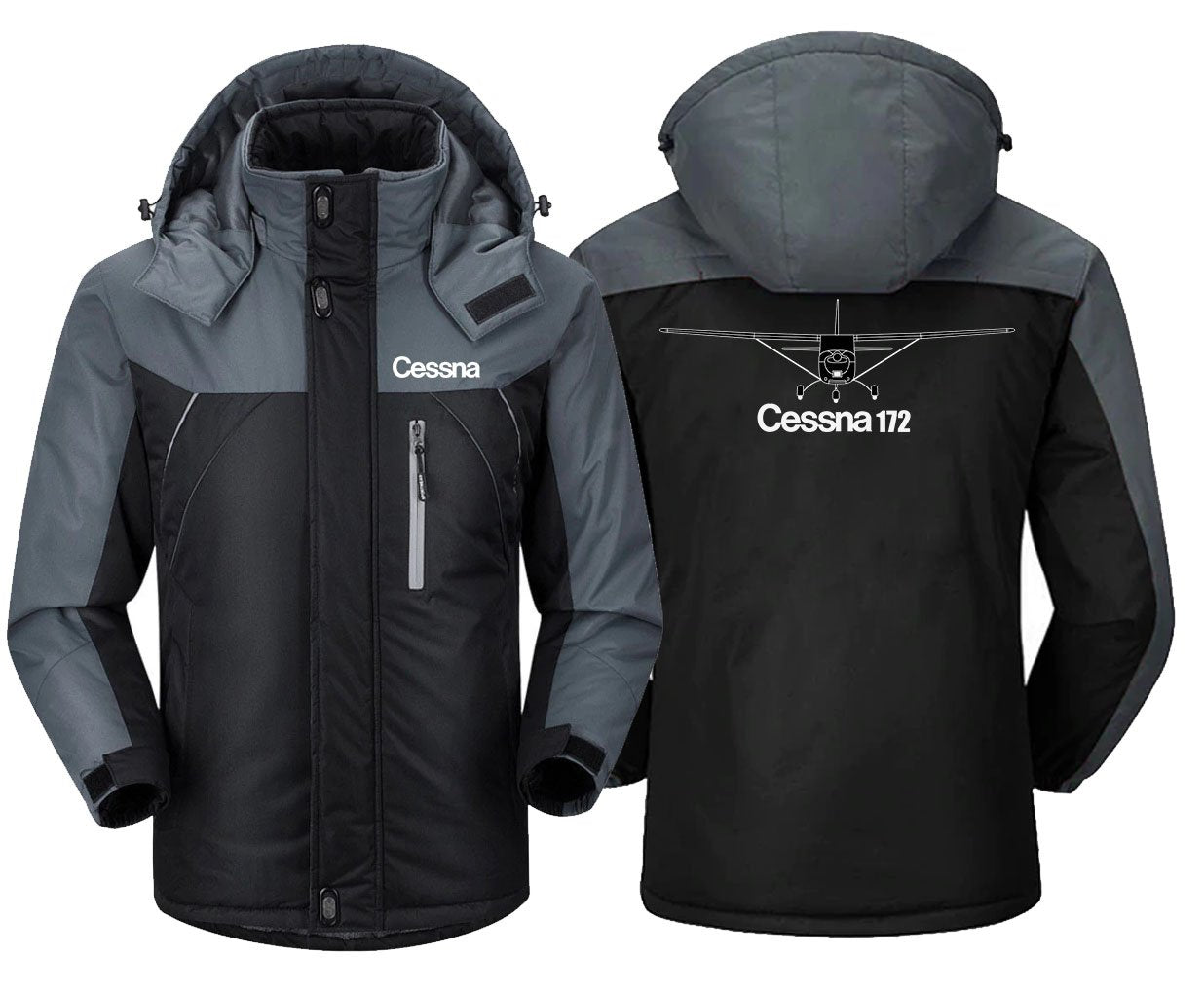 CESSNA 172 DESIGNED WINDBREAKER JACKET THE AV8R