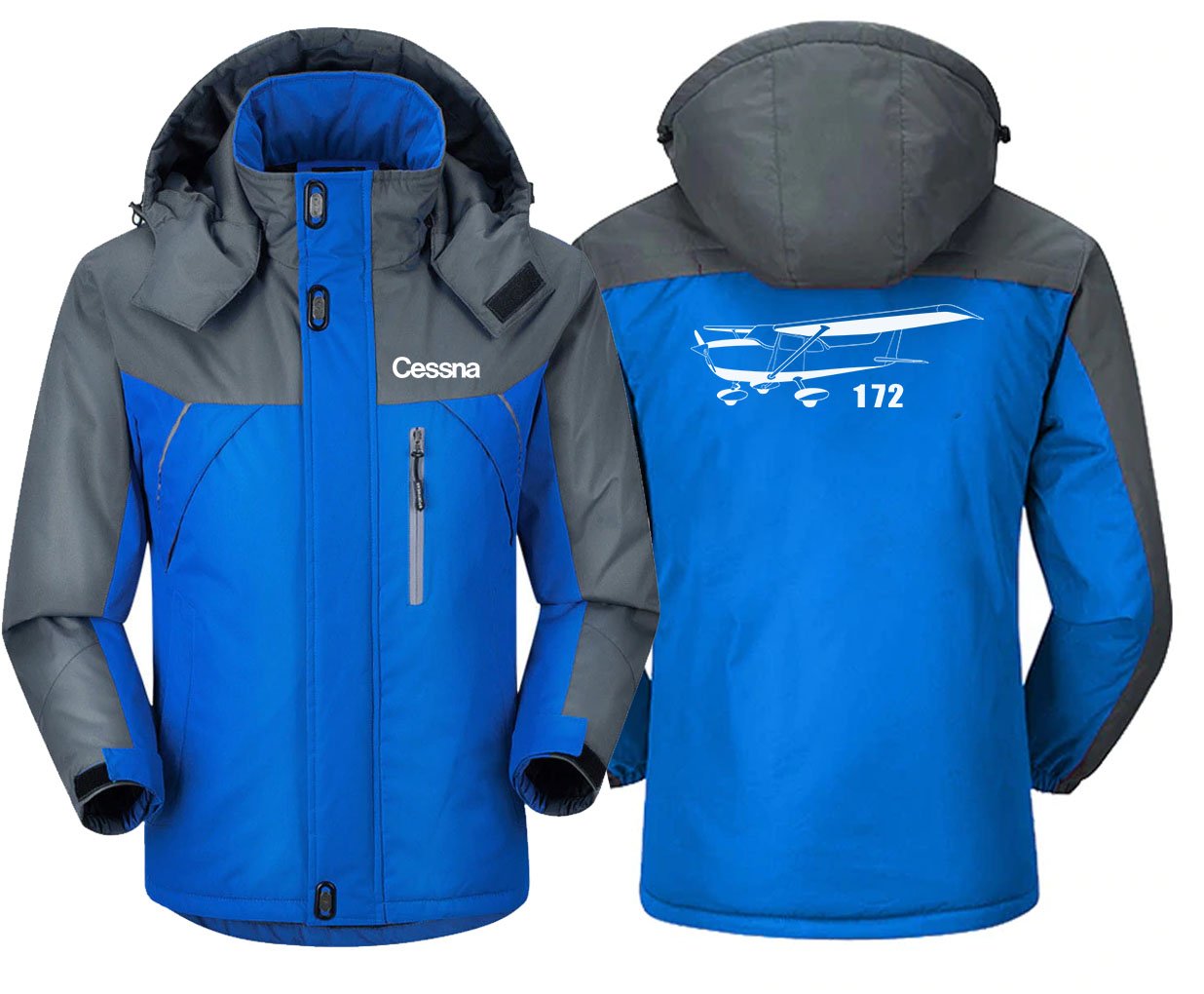 CESSNA 172 DESIGNED WINDBREAKER JACKET THE AV8R